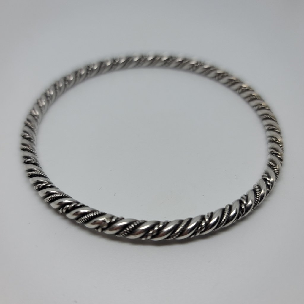 Bali Style Sterling Bangle By Suarti